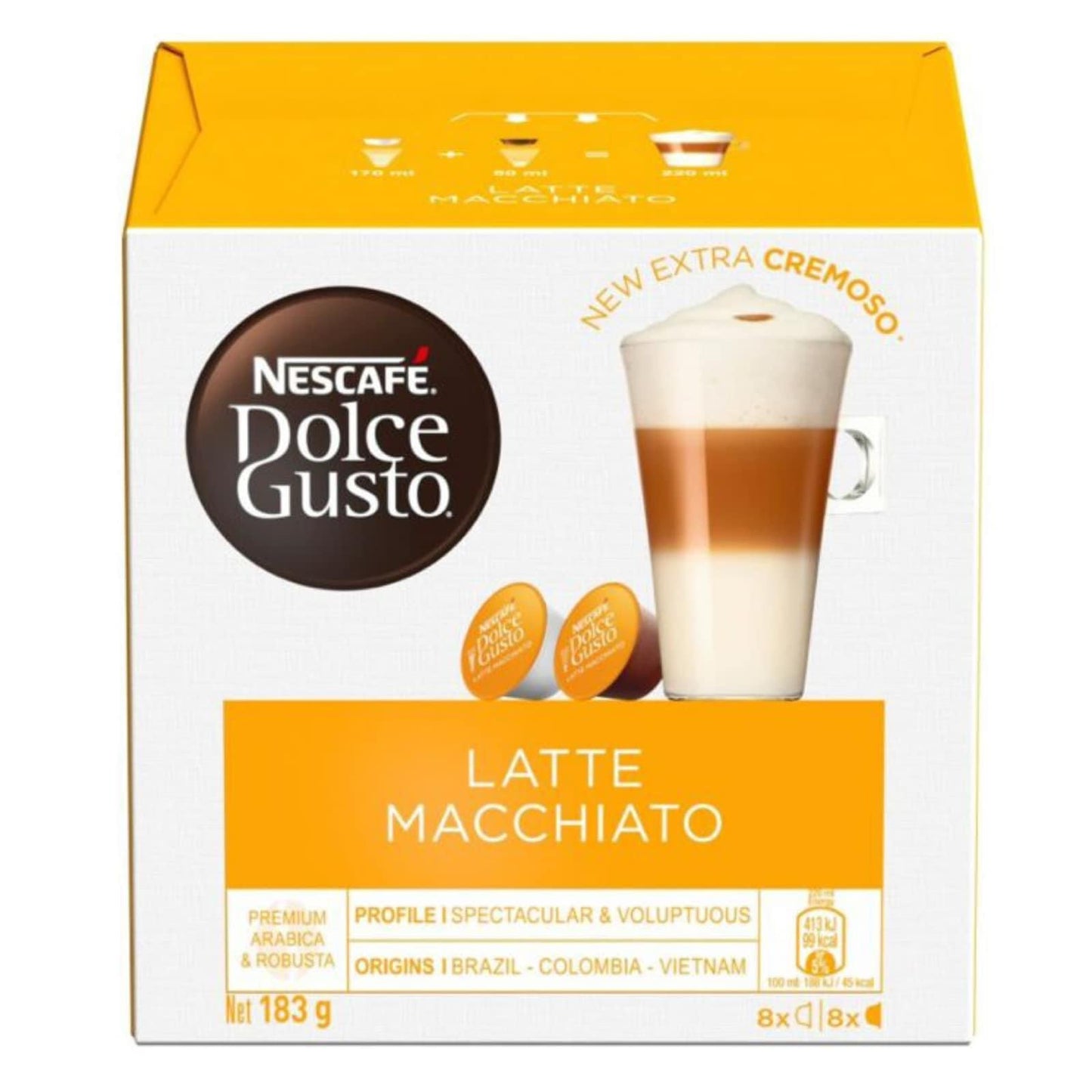 Nescafe Dolce Gusto latte Macchiato 16 pods