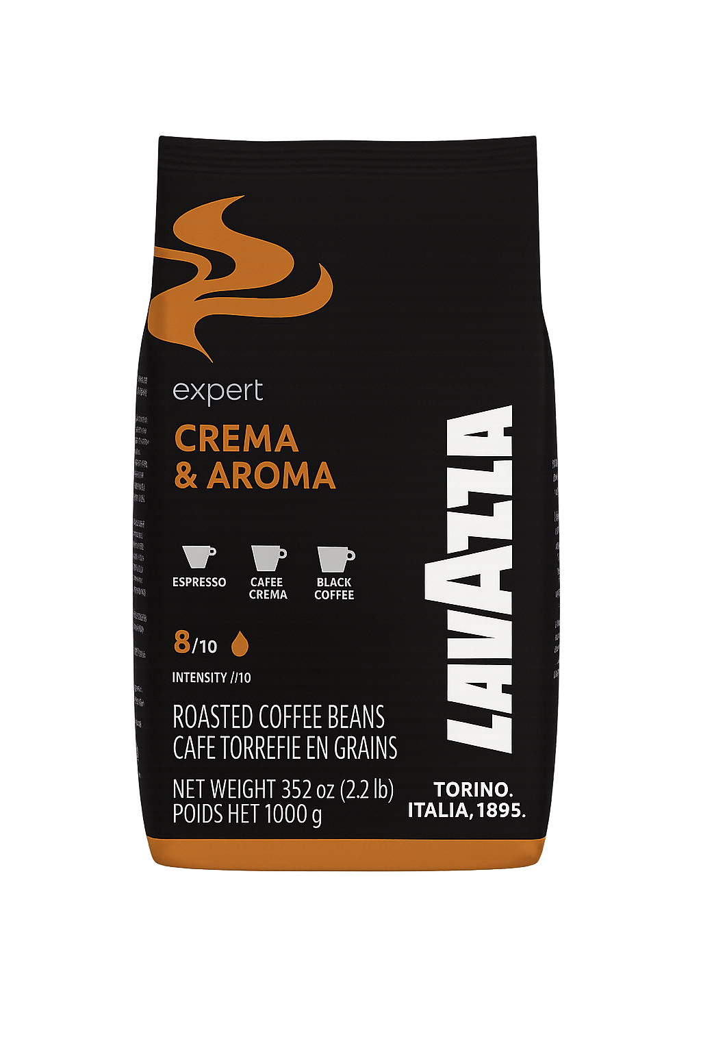 “Lavazza Crema e Aroma Expert Coffee Beans 1kg pack – Medium Roast