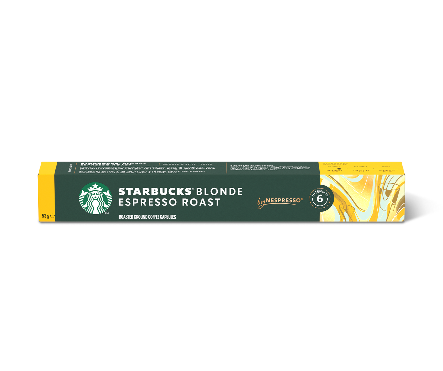 Starbucks Blonde Roast Compatible Capsules – 10 Nespresso Pods