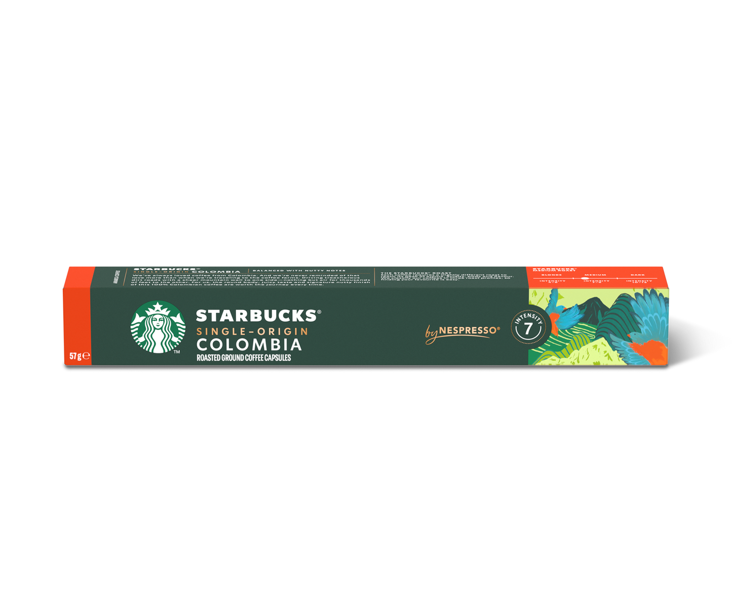 Starbucks Colombia Compatible Capsules – 10 Nespresso Pods