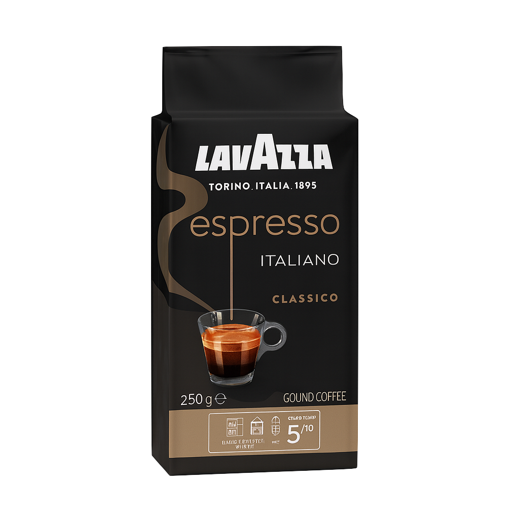 Lavazza Espresso Italiano Classico Ground Coffee – 250 g