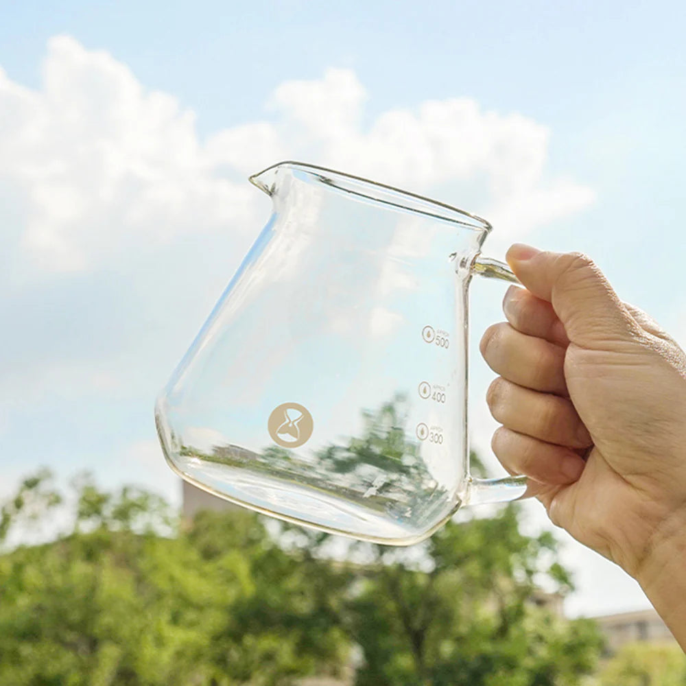 TIMEMORE Coffee Server (360 / 600 ml) – Clear & Black