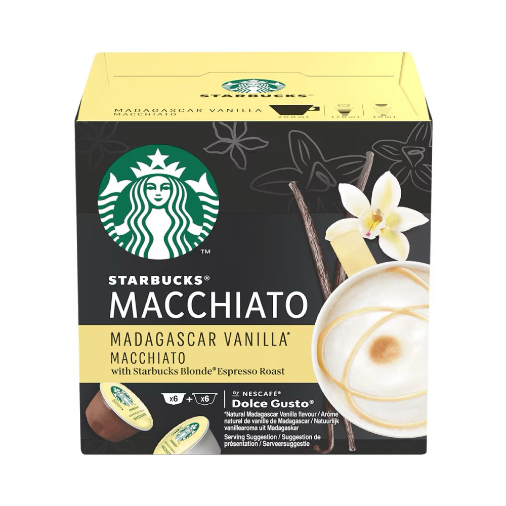 Starbucks Dolce Gusto Madagascar Vanilla Macchiato 12 pods