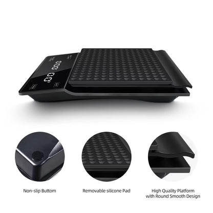 Barista Digital Coffee Scale with Timer (0.1 g)