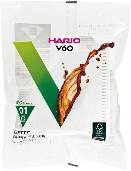 Hario V60 Filter Papers – Size 01 / 02