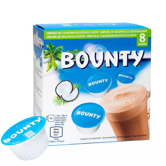 Nescafe Dolce Gusto Bounty ( Hot Chocolate pods) (8 drinks)