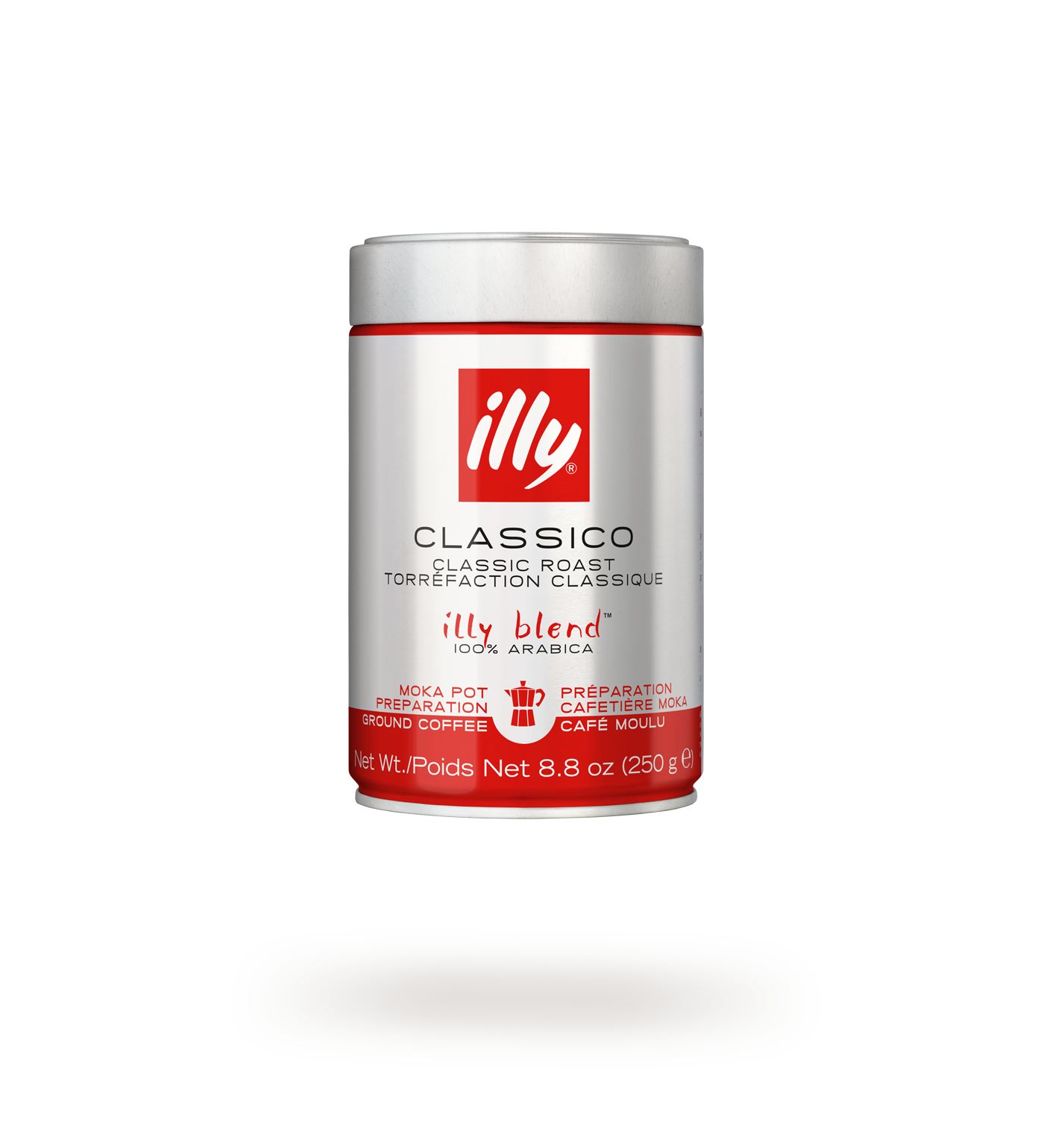 Illy Classico Moka Ground Coffee – 250 g