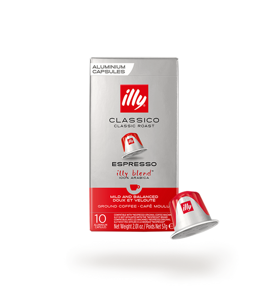 Illy Classico Compatible Capsules – 10 Nespresso Pods