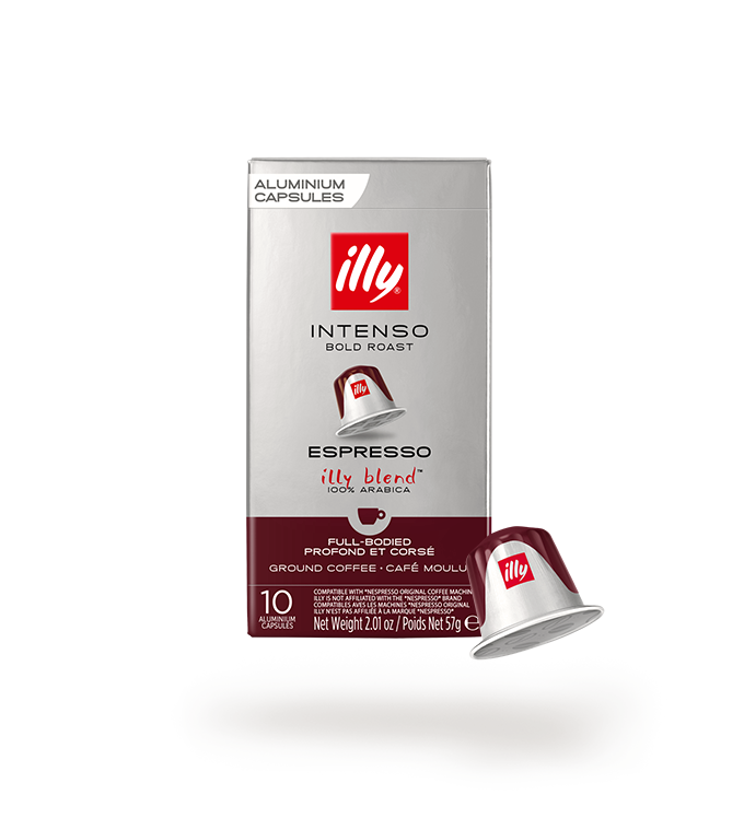 Illy Intenso Compatible Capsules – 10 Nespresso Pods