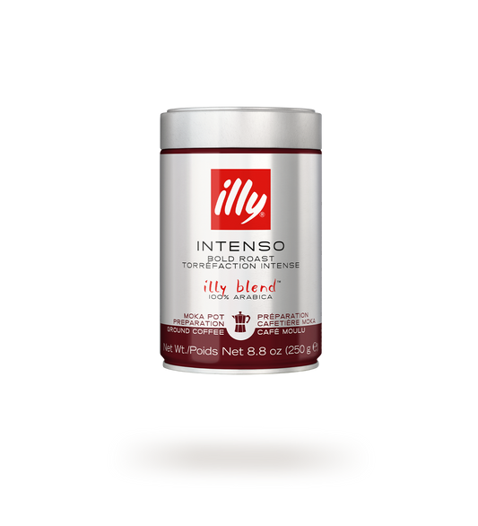 Illy Intenso Moka Ground Coffee – 250 g
