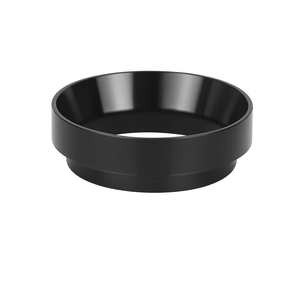 51mm espresso dosing ring with magnetic funnel – compatible with DeLonghi Dedica and other 51mm portafilter espresso machines