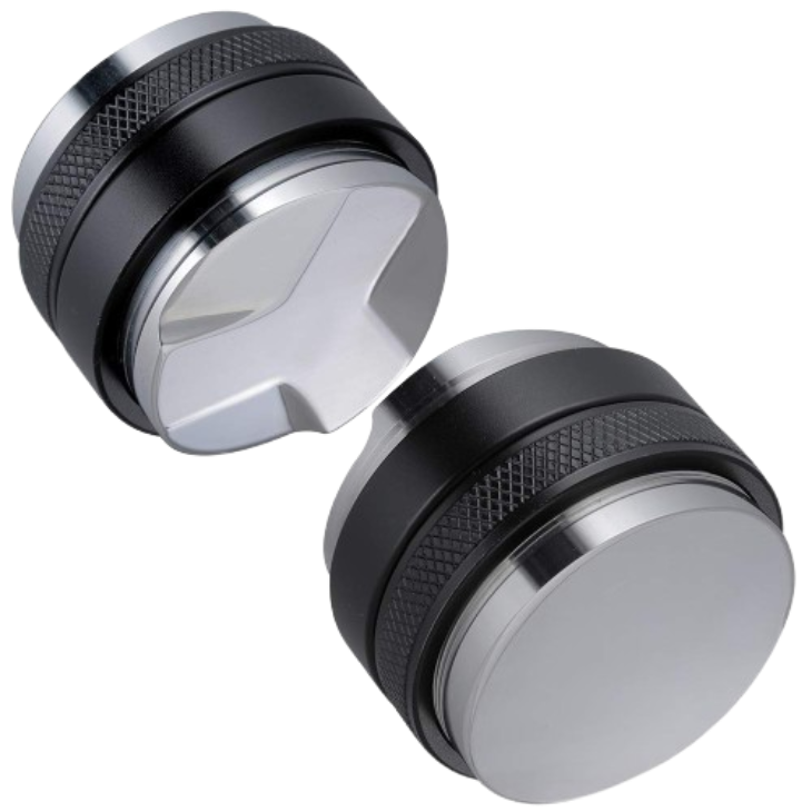 51mm stainless steel double-head coffee distributor for even tamping and distribution