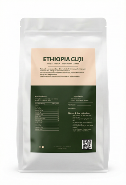 Ethiopia Guji - Specialty Coffee (87 pts) | Natural Process