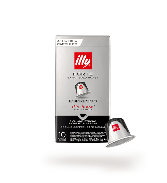 Illy Forte Compatible Capsules – 10 Nespresso Pods