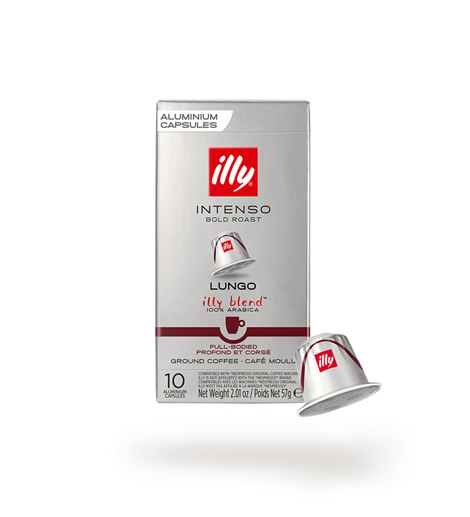 Illy Intenso Lungo Compatible Capsules – 10 Nespresso Pods
