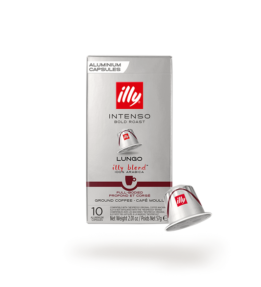 Illy Intenso Lungo Compatible Capsules – 10 Nespresso Pods