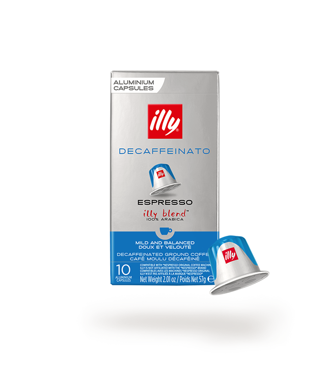 Illy Decaffeinato Compatible Capsules – 10 Nespresso Pods