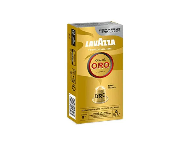 Lavazza Qualità Oro Compatible Capsules – 10 Nespresso Pods