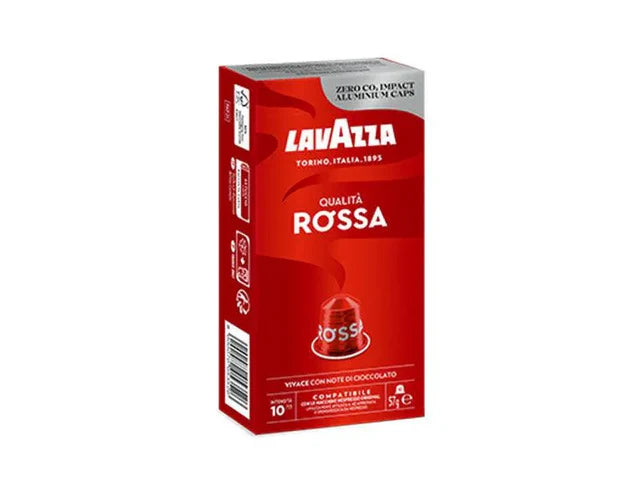 Lavazza Qualità Rossa Compatible Capsules – 10 Nespresso Pods