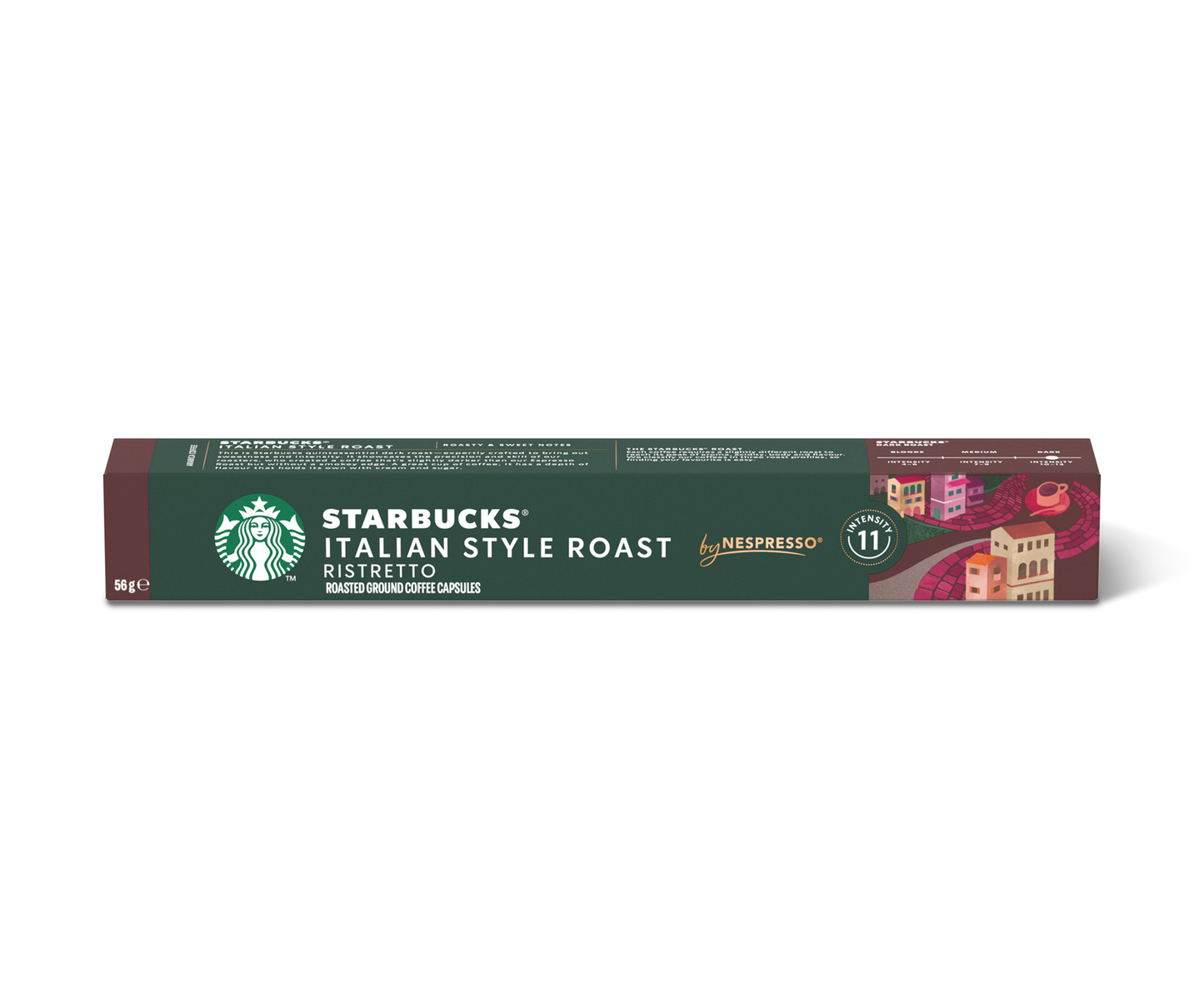 Starbucks Italian Style Roast Compatible Capsules – 10 Nespresso Pods