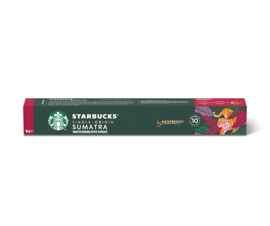 Starbucks Sumatra Compatible Capsules – 10 Nespresso Pods
