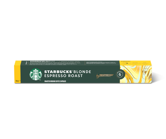 Starbucks Blonde Roast Compatible Capsules – 10 Nespresso Pods