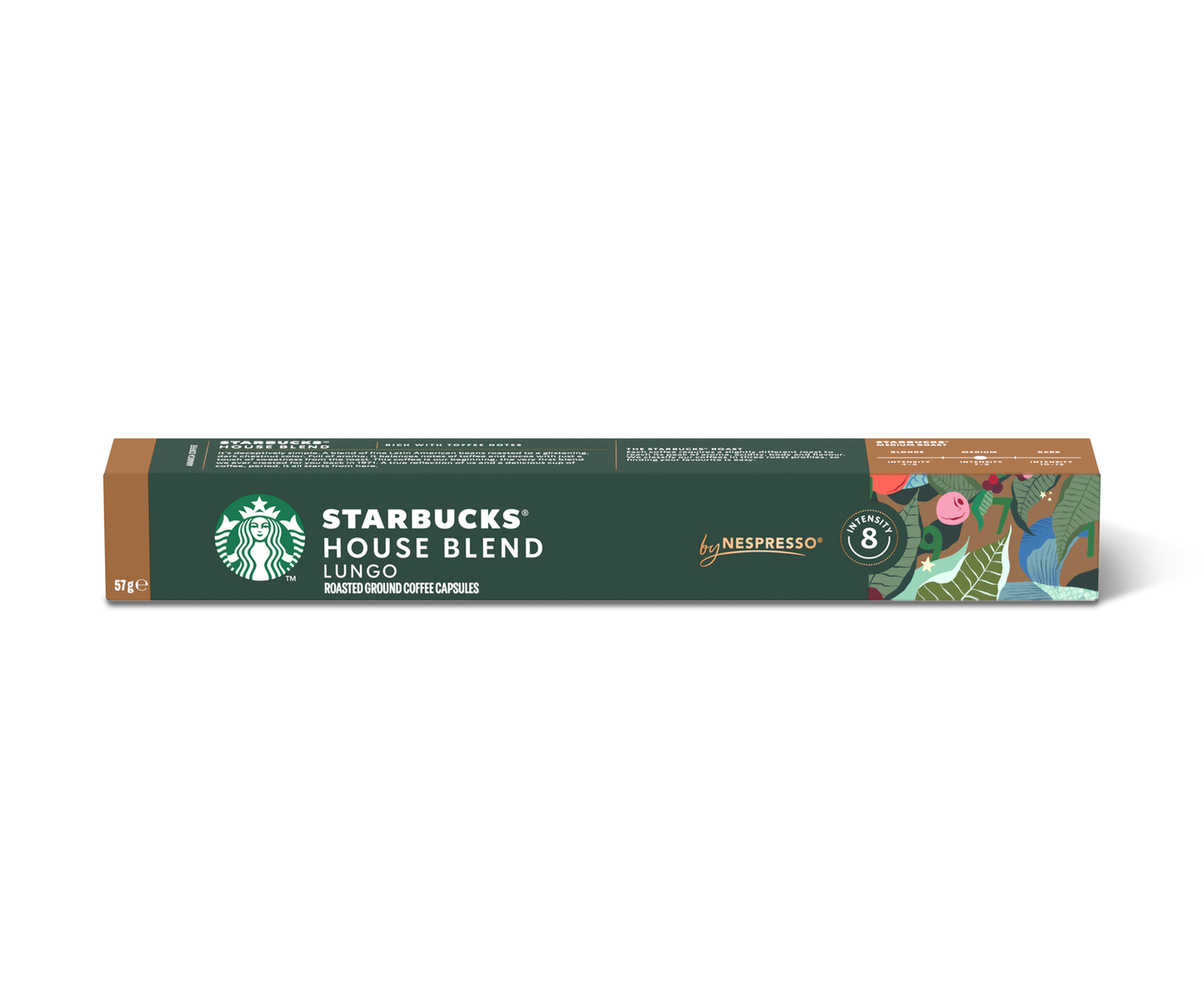 Starbucks House Blend Compatible Capsules – 10 Nespresso Pods