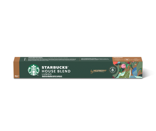 Starbucks House Blend Compatible Capsules – 10 Nespresso Pods
