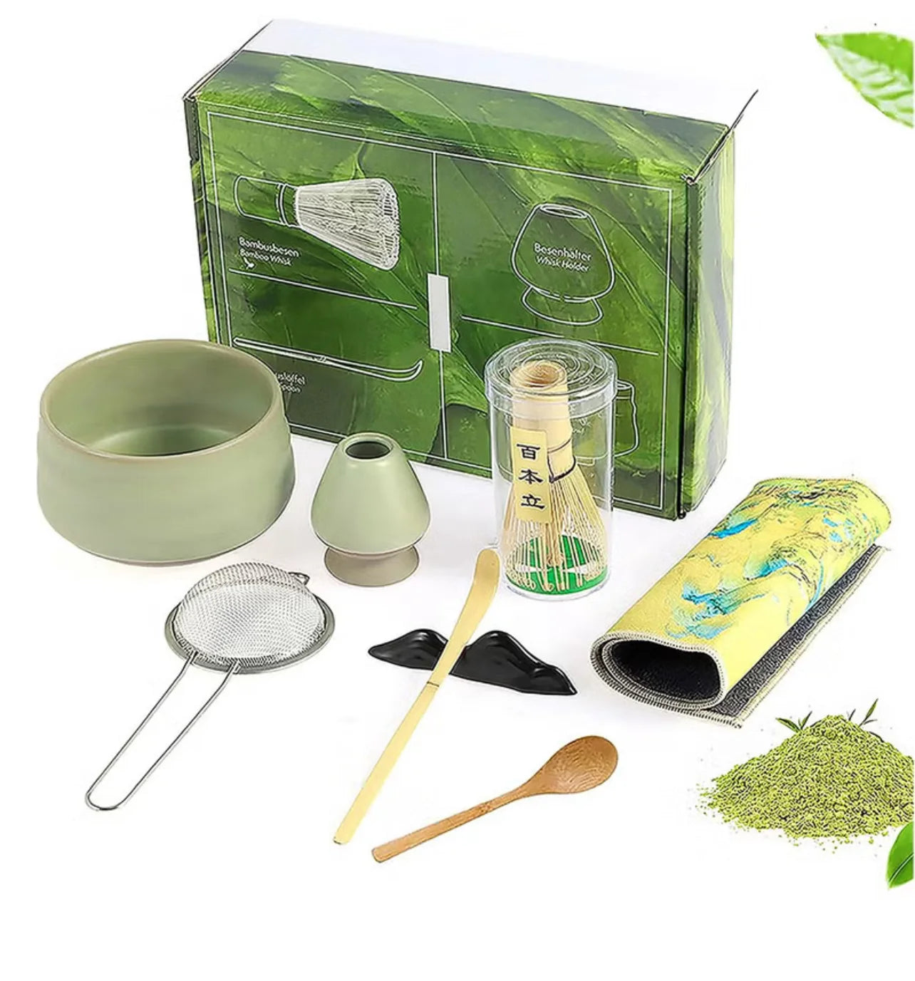 Matcha Tea Kit – 8 Pieces (Complete Set)