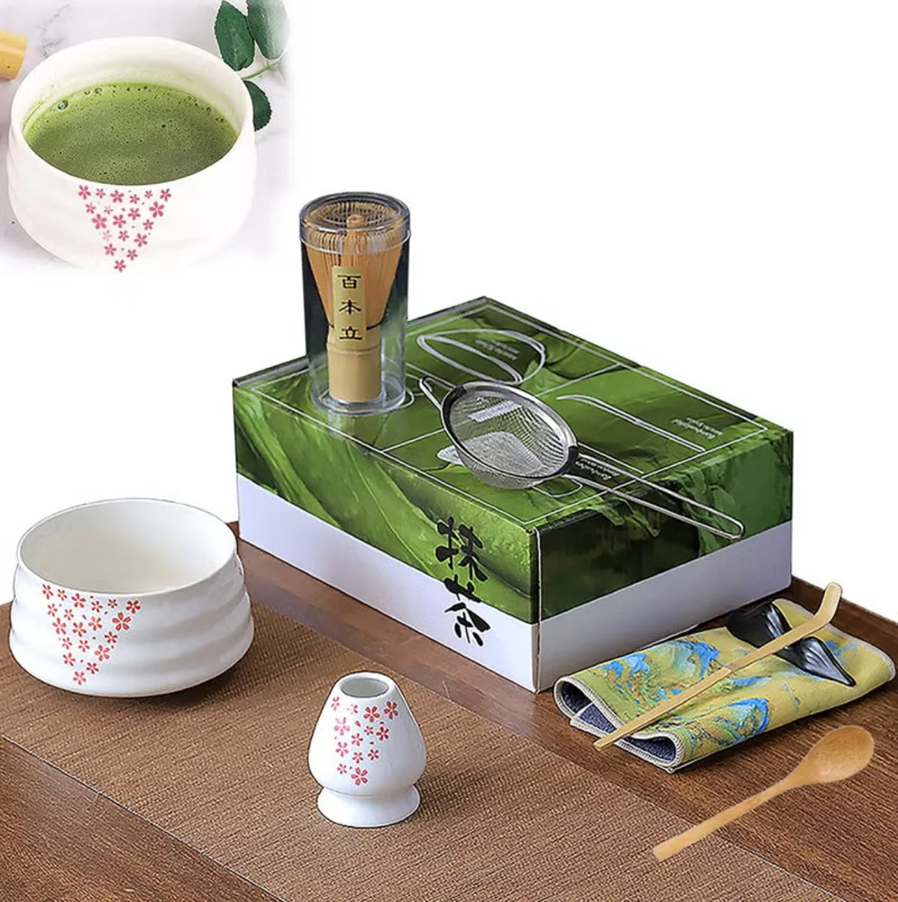 Matcha Tea Kit – 8 Pieces (Complete Set)