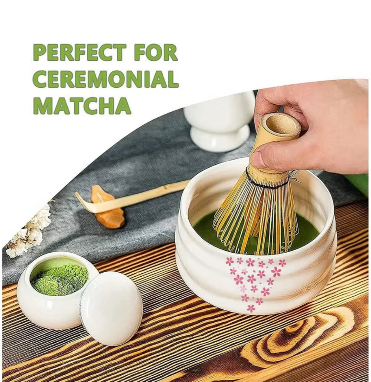 Matcha Tea Kit – 8 Pieces (Complete Set)