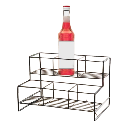Syrup Bottle Rack – 2-Tier, 6-Bottle
