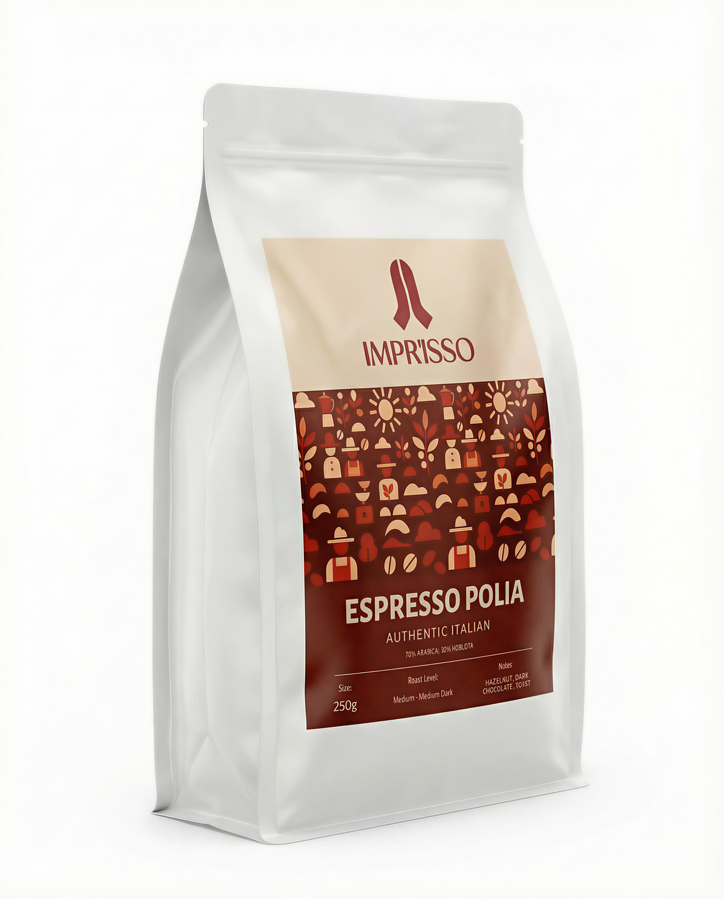 Impr'isso Espresso Polia - 70% Arabica | 30% Robusta