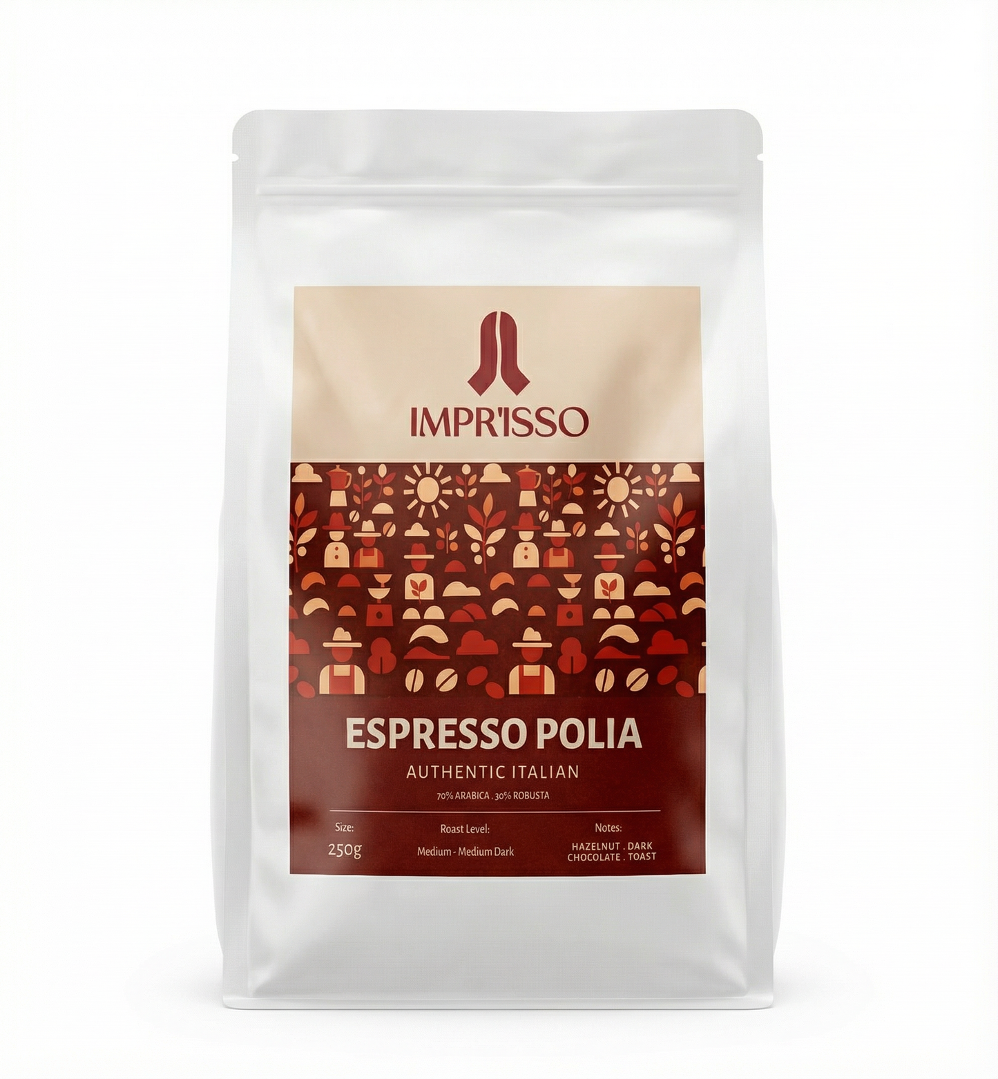 Impr'isso Espresso Polia - 70% Arabica | 30% Robusta