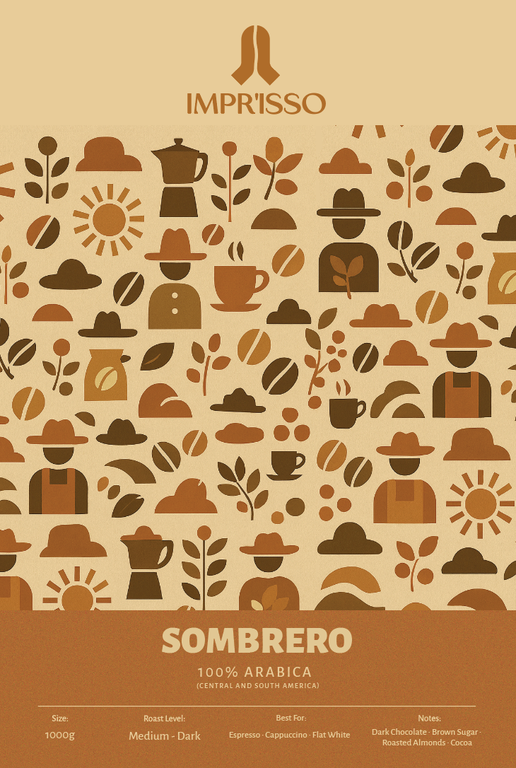 Impr'isso Sombrero 100% Arabica