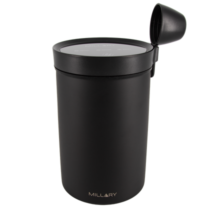 MILLARY Electric Vacuum Coffee Canister (USB-C) – Airtight Storage Container