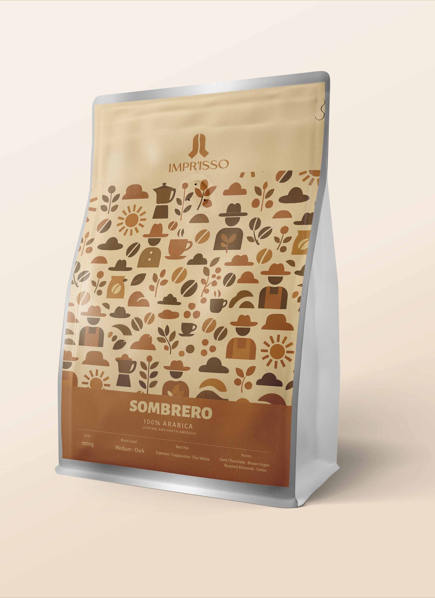 Impr'isso Sombrero 100% Arabica